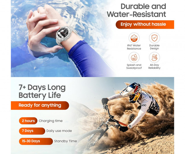 Смарт-годинник Swiss Military DOM7 Silver